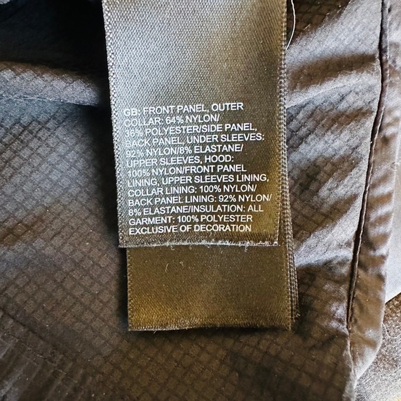 The North Face Hooded Insulated Jacket Women's Small Black Lightweight Coat - Picture 3 of 4